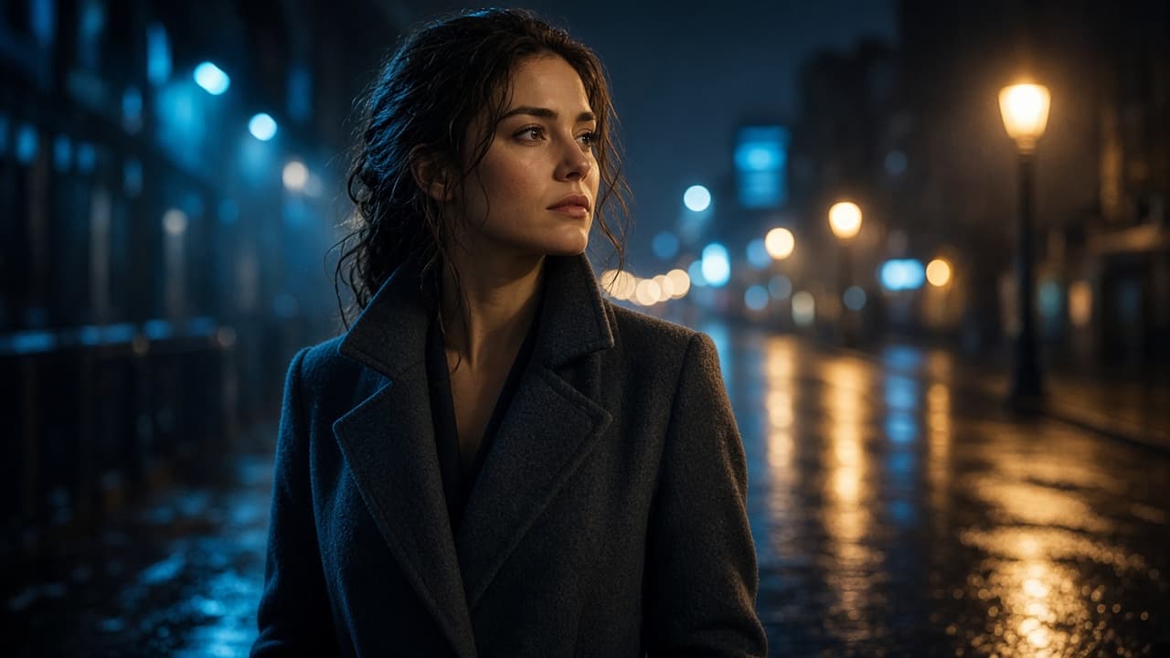 Neon Rim Light AI Portrait Prompt: A Cinematic Night Street Formula