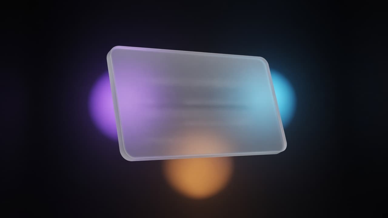 Build a Glass 3D Login Card in Next.js