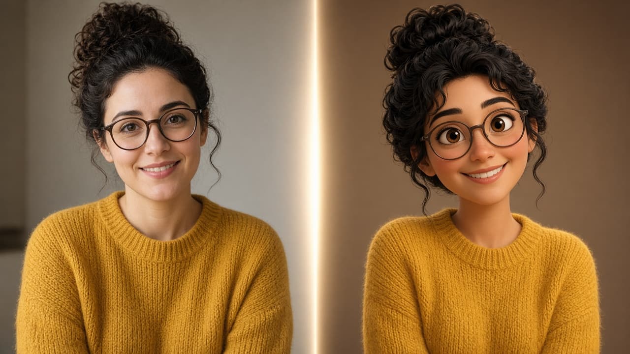 Turn a Photo into a 3D Cartoon Character with AI (Free Prompt)